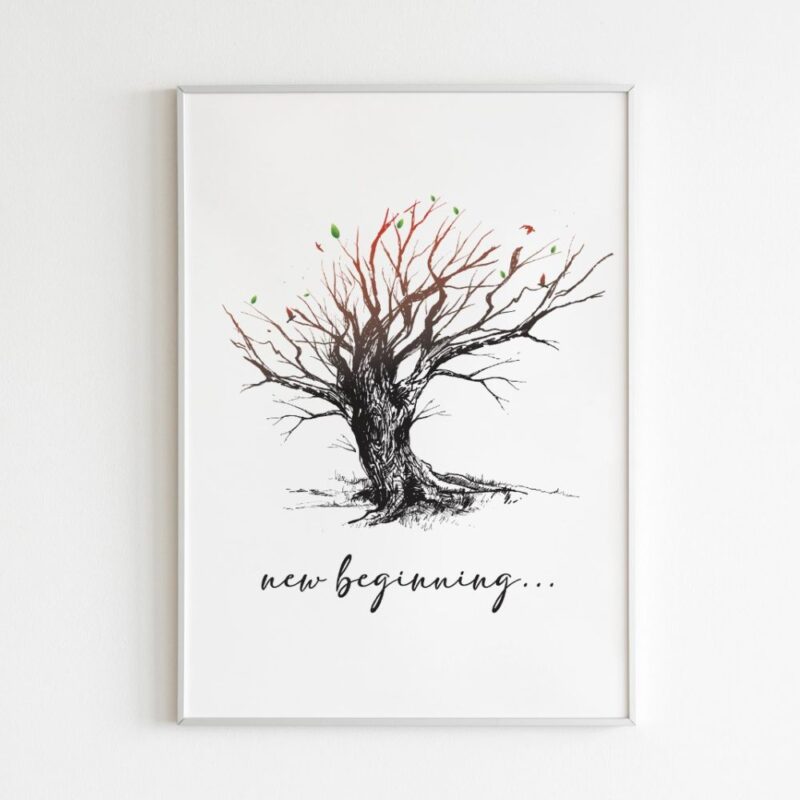 New Beginning Wall Art Frame - Image 1