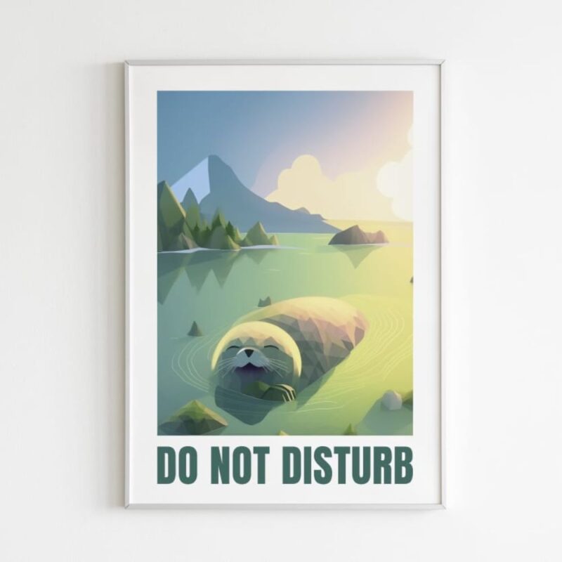 Do Not Disturb Wall Art Frame - Image 1