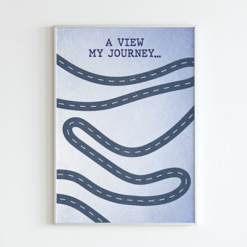 A View My Journey Wall Art Frame - Image 1