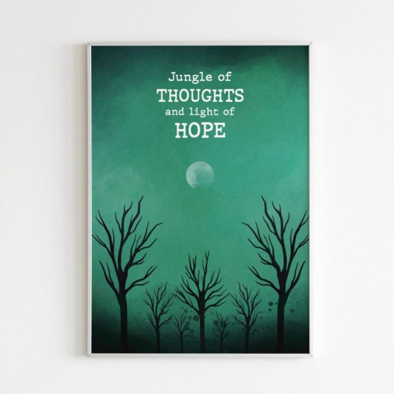 Jungle of Thoughts Wall Art Frame - Image 1