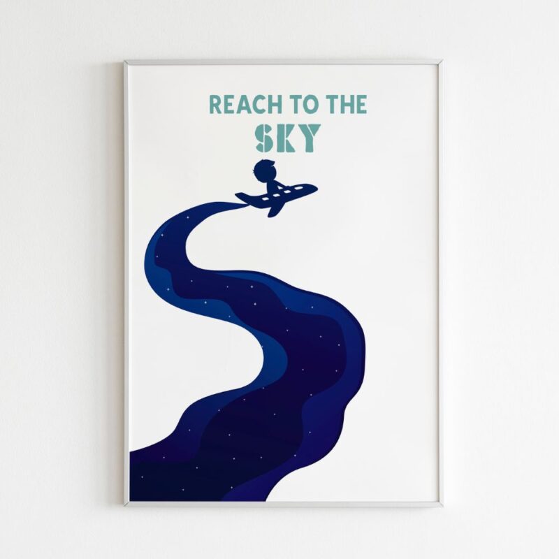 Reach To The Sky Wall Art Frame - Image 1
